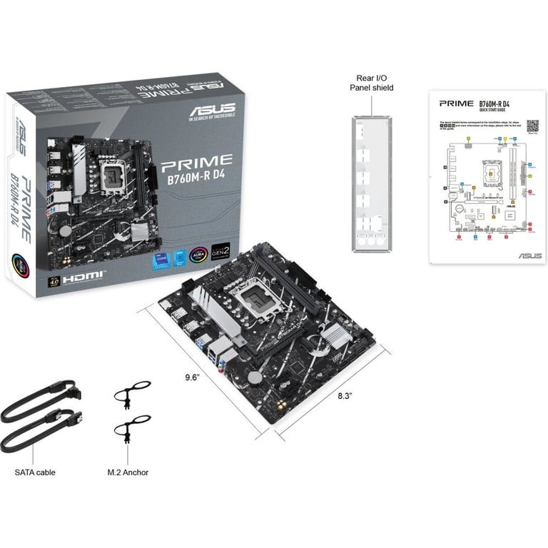 Материнська плата ASUS PRIME B760M-R D4 - фото 8
