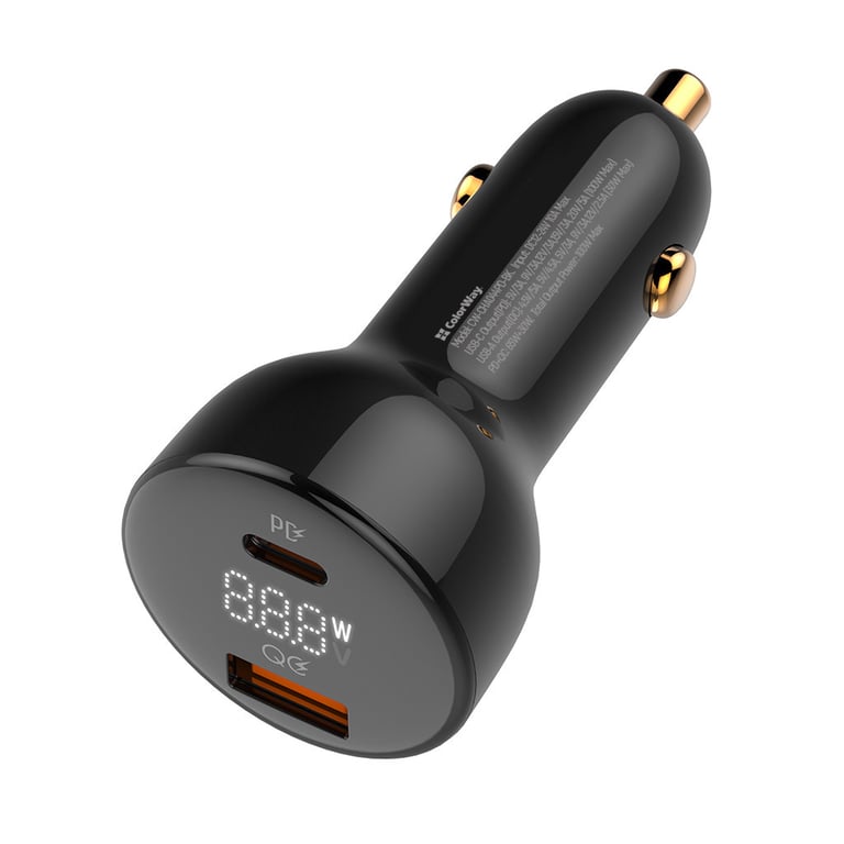 Зарядний пристрій ColorWay Power Delivery PPS USB (USB-A + USB-C) (100W) Black (CW-CHA044PD-BK) - фото 6