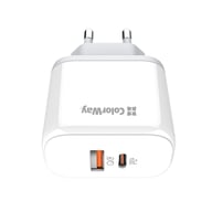 Зарядний пристрій ColorWay Power Delivery Port PPS USB (Type-C PD+ USB QC3.0) (45W) white (CW-CHS042PD-WT) - фото 3