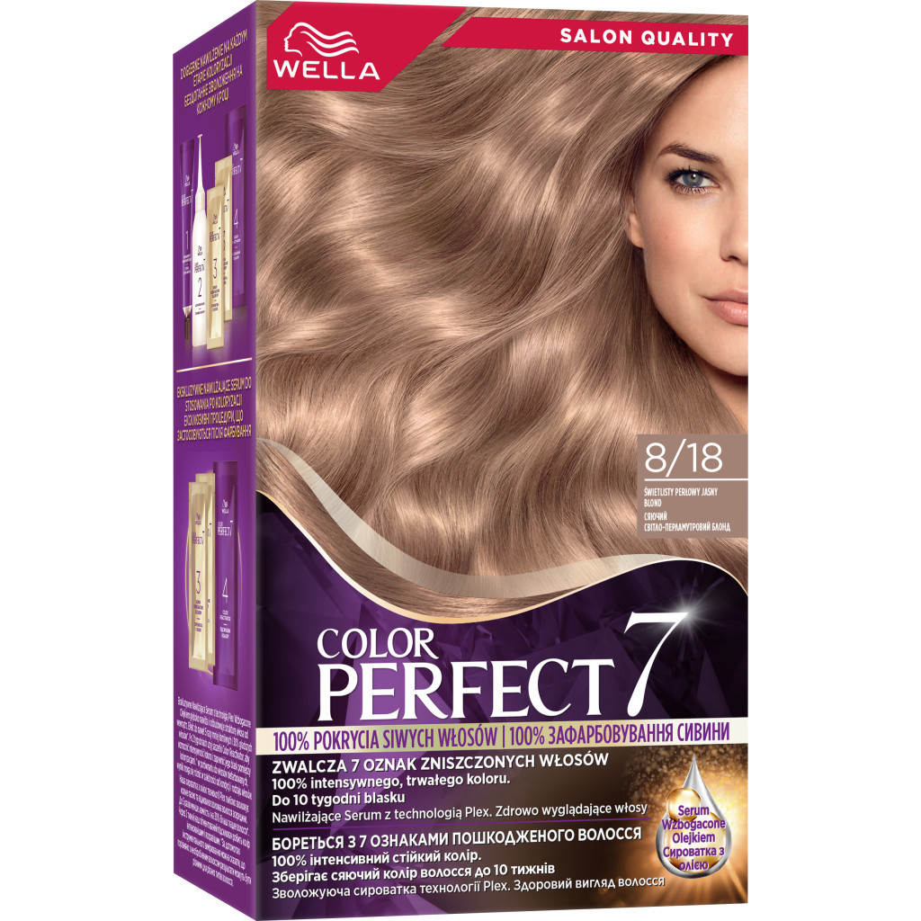 Фарба для волосся Wella Color Perfect 8/18 Сяючий світло-перламутровий блонд (4064666598390) - фото 1