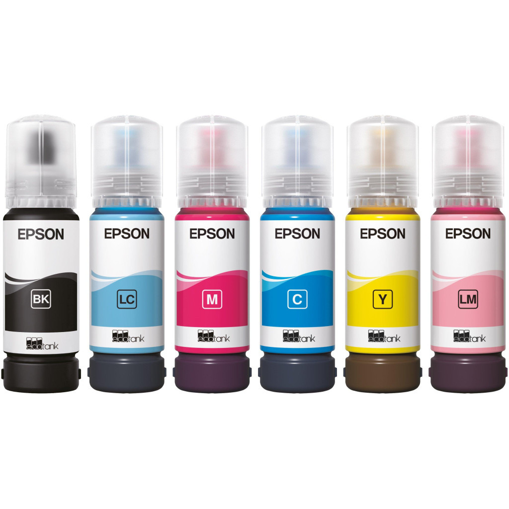 Контейнер з чорнилом Epson 108 EcoTank L8050/L18050 cyan (C13T09C24A) - фото 3 Контейнер з чорнилом Epson 108 EcoTank L8050/L18050 cyan (C13T09C24A) - фото 3