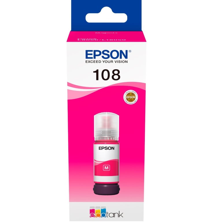 Контейнер з чорнилом Epson 108 EcoTank L8050/L18050 magenta (C13T09C34A) - фото 2