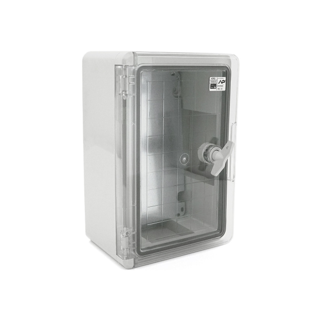 Шафа настінна ADAL PANO 300х200х130, з прозор. двецятами, IP65, Бокс ударостійкий, ABS пластик (111515) - фото 1
