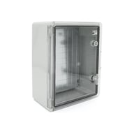 Шафа настінна ADAL PANO 400х300х170, з прозор. двецятами, IP65, Бокс ударостійкий, ABS пластик (144899 / 111517) - фото 1
