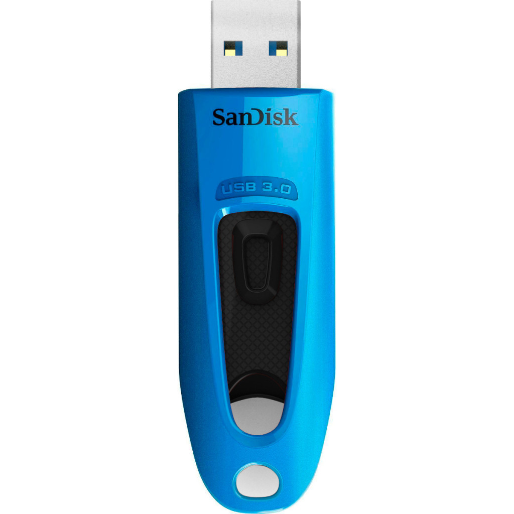 USB флеш накопичувач SanDisk 32Gb Ultra USB 3.0 Blue (SDCZ48-032G-U46B) - фото 1 USB флеш накопичувач SanDisk 32Gb Ultra USB 3.0 Blue (SDCZ48-032G-U46B) - фото 1