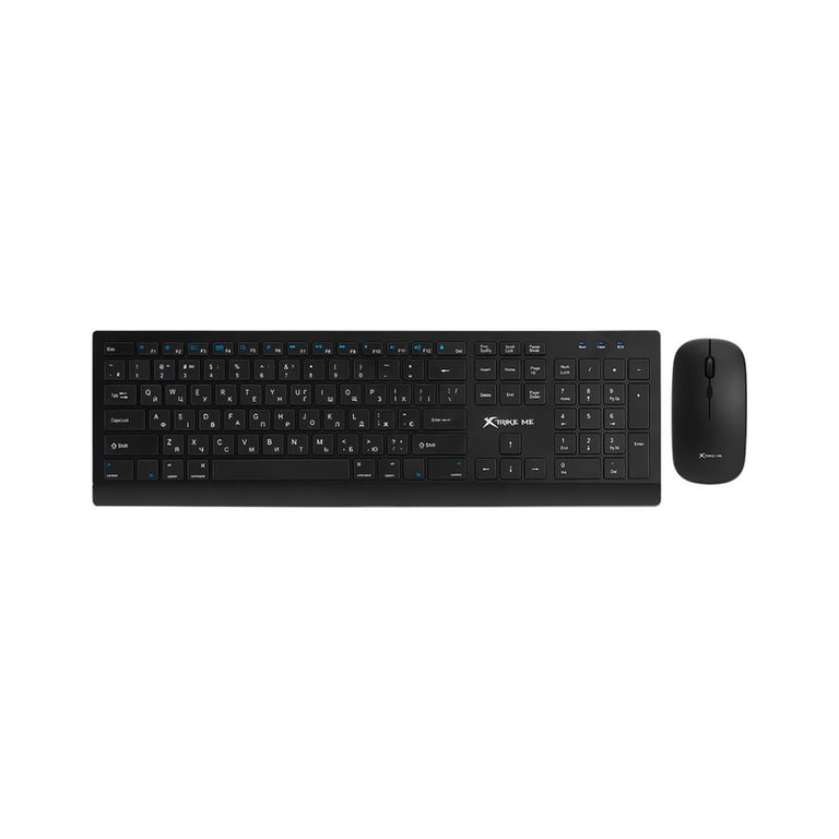 Комплект Xtrike ME MK-208W Wireless UA Black (MK-208WUA) - фото 1