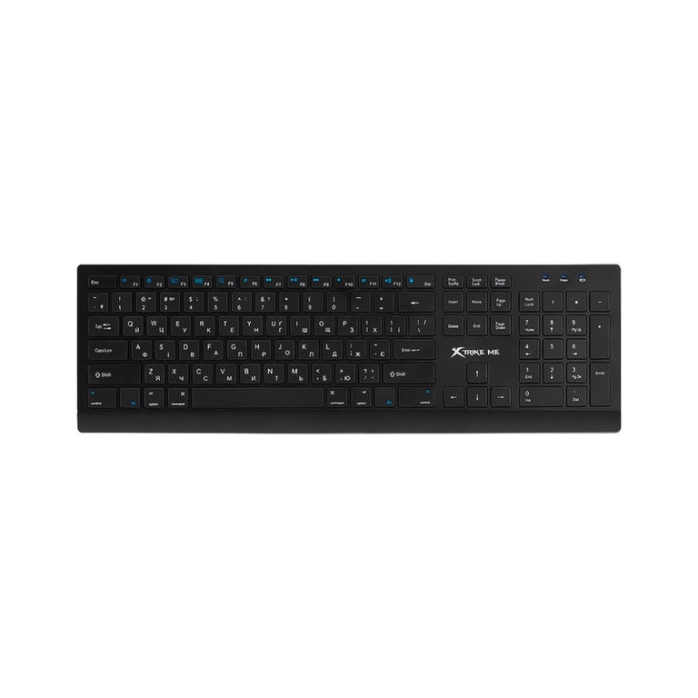 Комплект Xtrike ME MK-208W Wireless UA Black (MK-208WUA) - фото 2