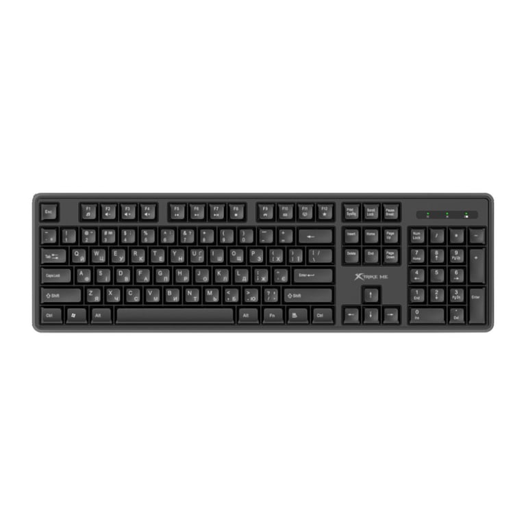 Комплект Xtrike ME MK-307 Wireless UA Black (MK-307UA) - фото 2