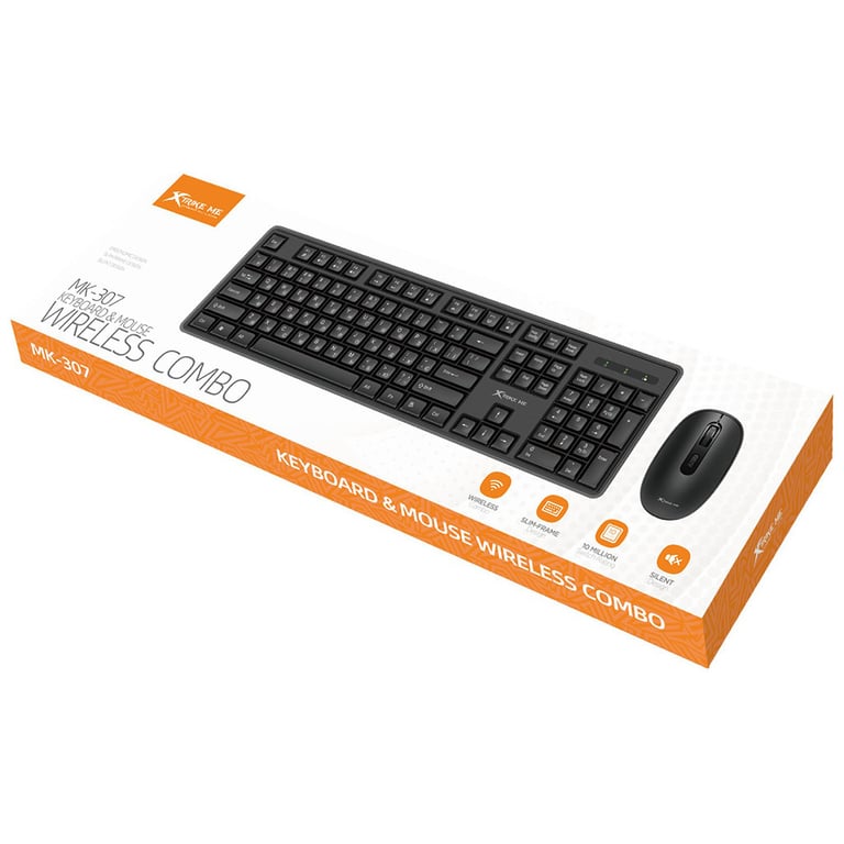 Комплект Xtrike ME MK-307 Wireless UA Black (MK-307UA) - фото 6