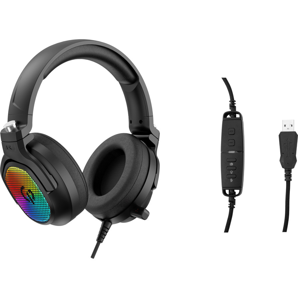 Навушники GamePro HS1300 RGB 7.1 Black (HS1300) - фото 5 Навушники GamePro HS1300 RGB 7.1 Black (HS1300) - фото 5