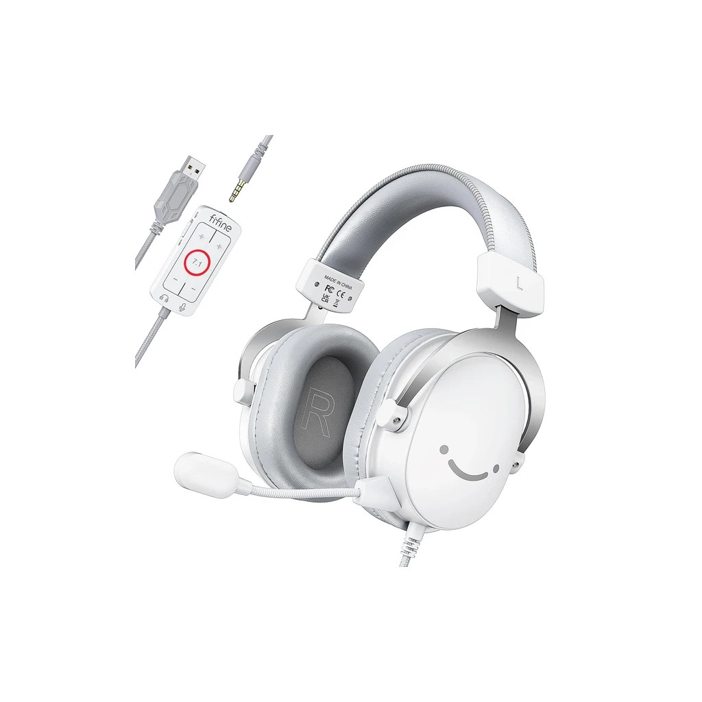 Навушники Fifine H9W White (H9W) - фото 2 Навушники Fifine H9W White (H9W) - фото 2