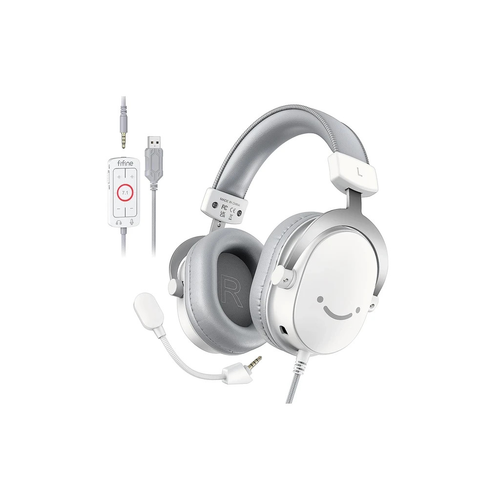 Навушники Fifine H9W White (H9W) - фото 3 Навушники Fifine H9W White (H9W) - фото 3