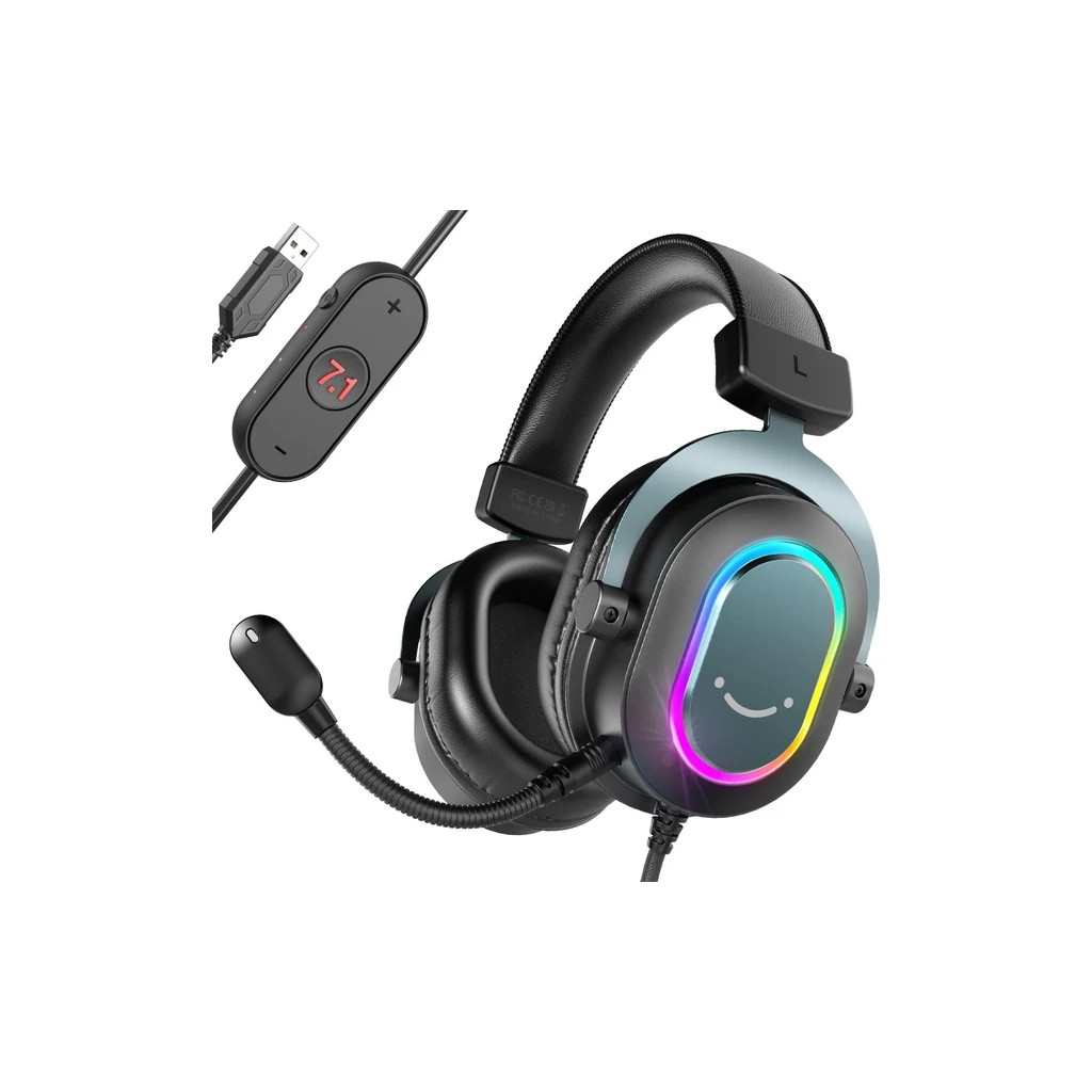 Навушники Fifine H6 RGB 7.1 Black (H6) Навушники Fifine H6 RGB 7.1 Black (H6)