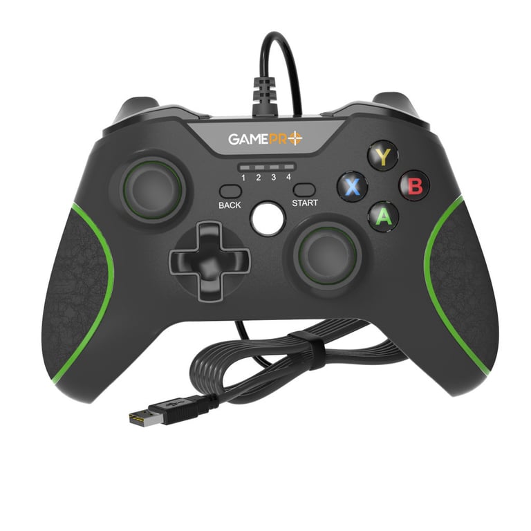 Геймпад GamePro MG450B PC/PS3/Android Black-Green (MG450B) - фото 1