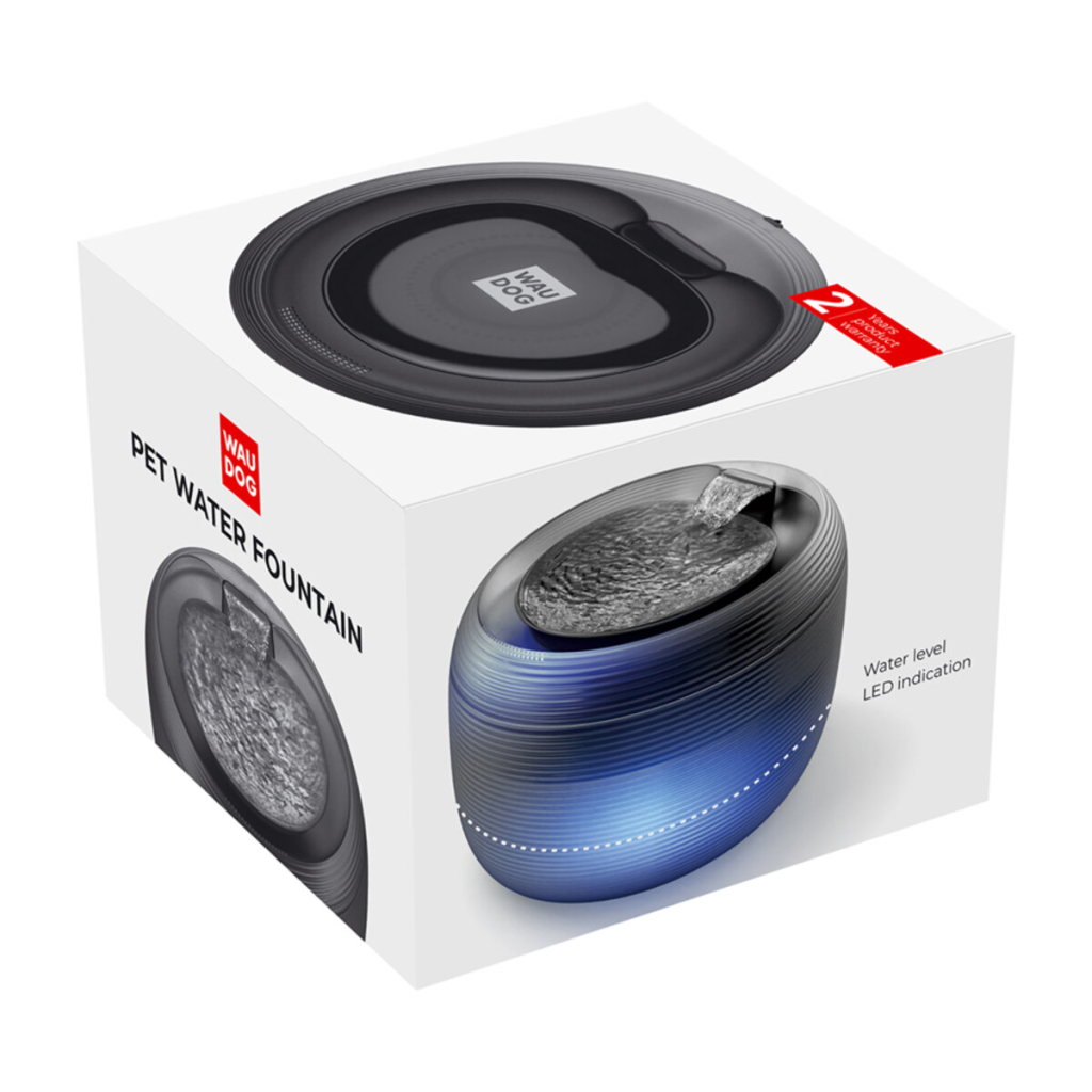 Універсальний посуд для тварин WAUDOG Фонтан-поїлка автоматичний з підсвіткою 2.5 л (5069) - фото 3 Універсальний посуд для тварин WAUDOG Фонтан-поїлка автоматичний з підсвіткою 2.5 л (5069) - фото 3