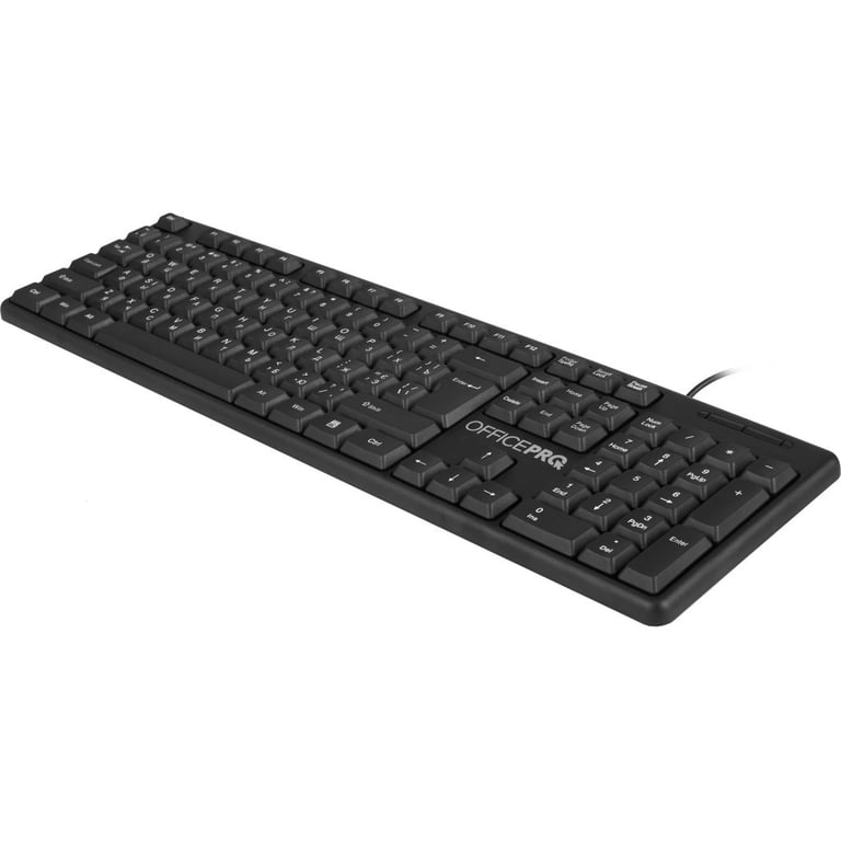 Клавіатура OfficePro SK166 USB Black (SK166) - фото 3