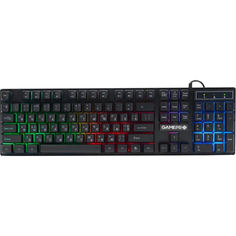 Клавіатура GamePro GK296 USB Black (GK296) - фото 1