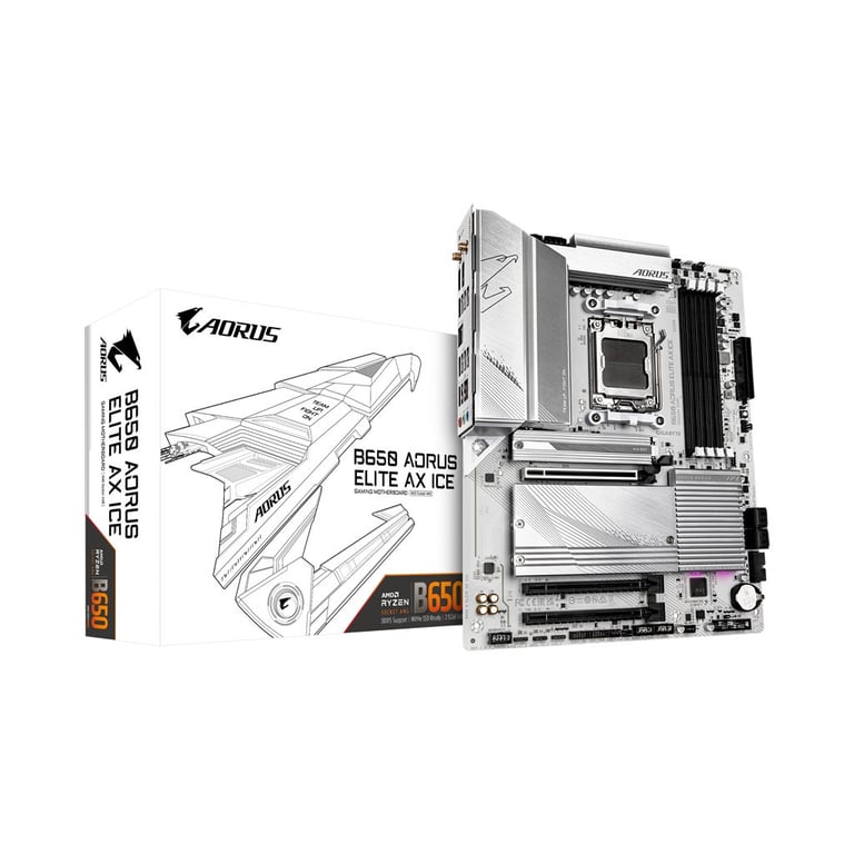 Материнська плата GIGABYTE B650 AORUS ELITE AX ICE (B650 A ELITE AX ICE) - фото 4