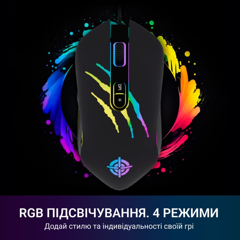 Мишка GamePro GM408 Raptor USB Black (GM408) - фото 6