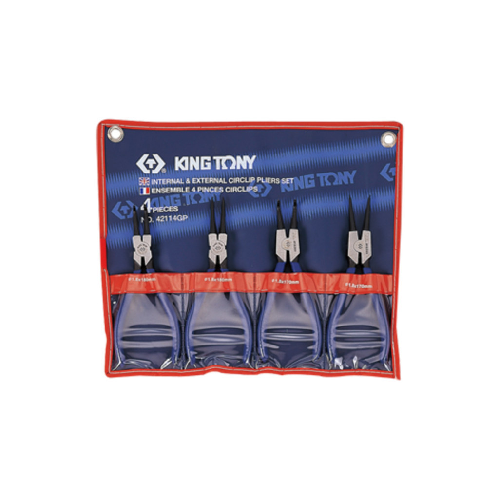 Автомобільний зйомник KING TONY стопорних кілець 180 мм набор 4 одиниць (42114GP) - фото 1