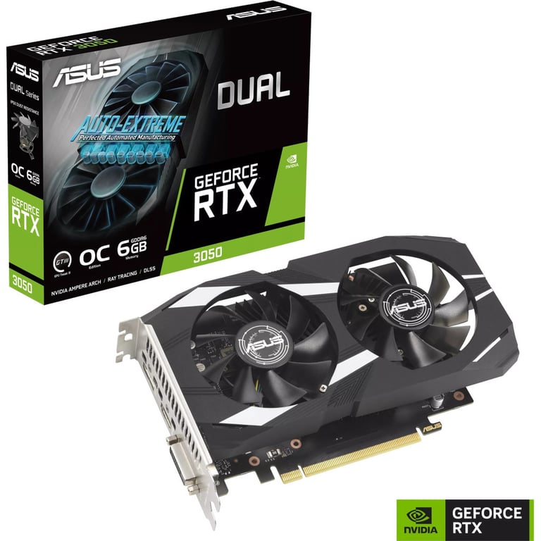 Відеокарта ASUS GeForce RTX3050 6Gb DUAL OC (DUAL-RTX3050-O6G) - фото 4