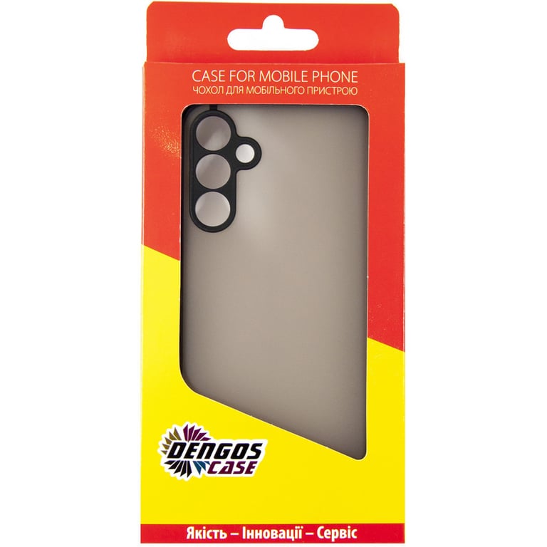 Чохол до мобільного телефона Dengos Matte Samsung Galaxy A15 (black) (DG-TPU-MATT-136) - фото 5