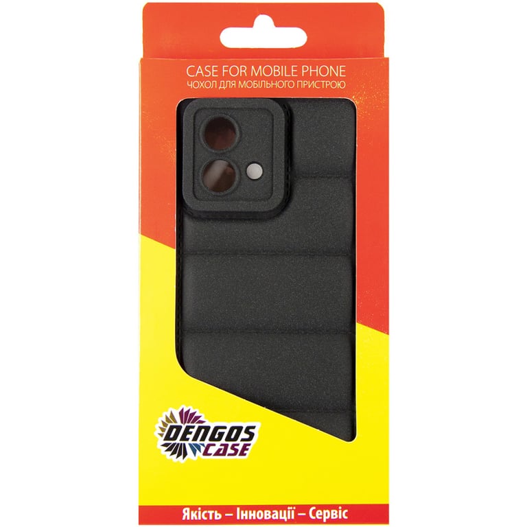 Чохол до мобільного телефона Dengos Soft Motorola G84 (black) (DG-TPU-SOFT-41) - фото 6