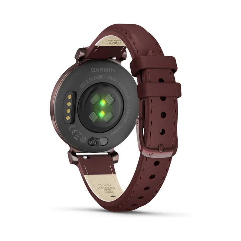 Смарт-годинник Garmin Lily 2 Classic, DarkBronze/Mulberry (010-02839-03) - фото 6