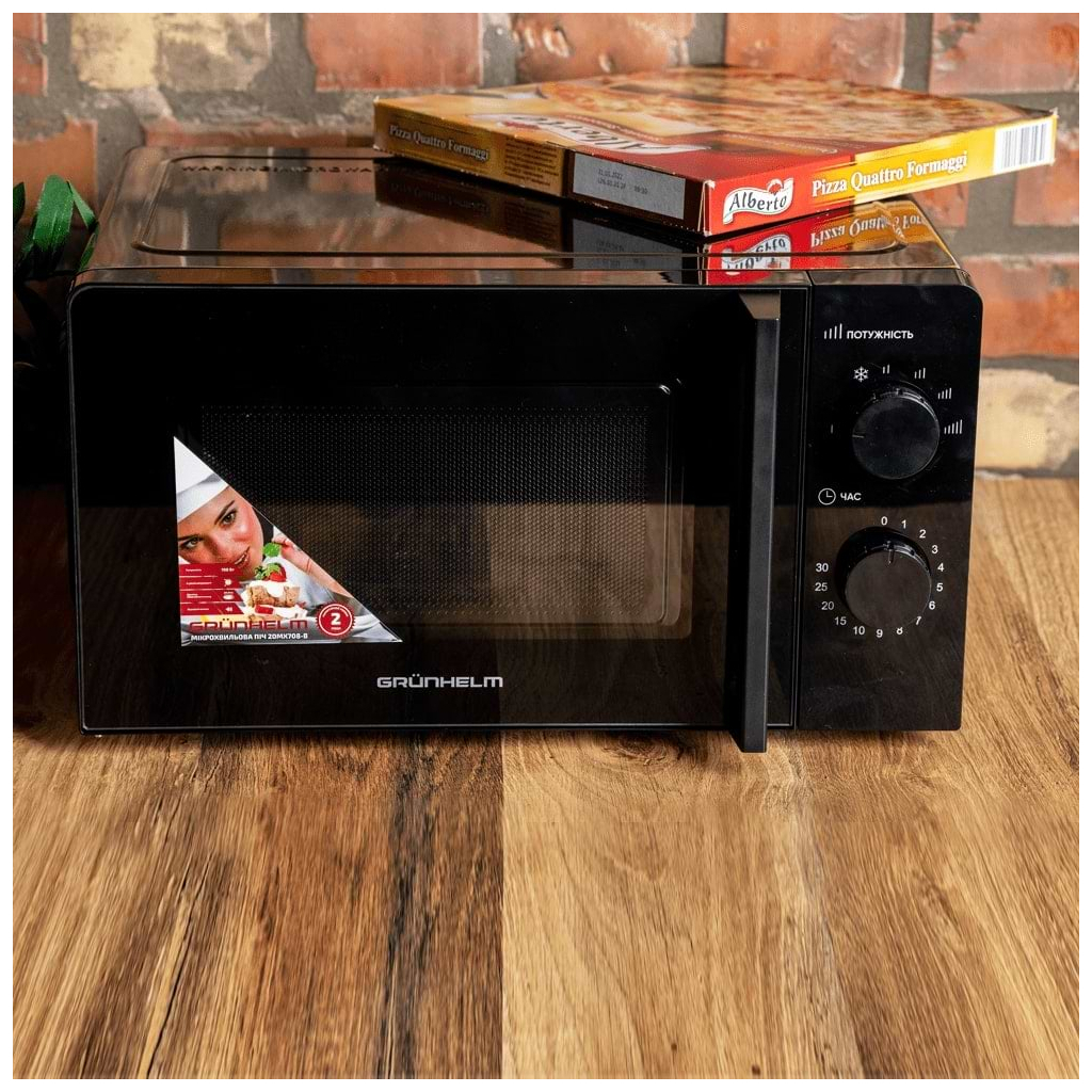 Мікрохвильова піч Grunhelm 20MX708-B - фото 7 Мікрохвильова піч Grunhelm 20MX708-B - фото 7