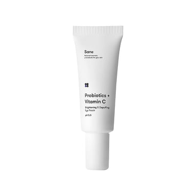 Патчі під очі Sane Probiotics + Vitamin C Brightening & Depuffing Eye Patch Рідкі 20 мл (4820266830083) - фото 1