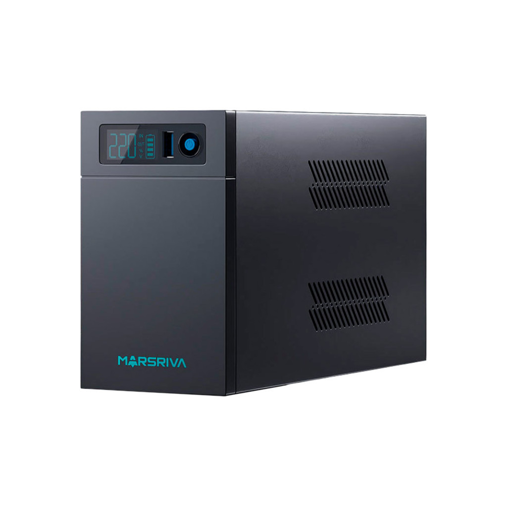 Пристрій безперебійного живлення Marsriva MR-UF800L 480W LCD (MR-UF800L) - фото 1