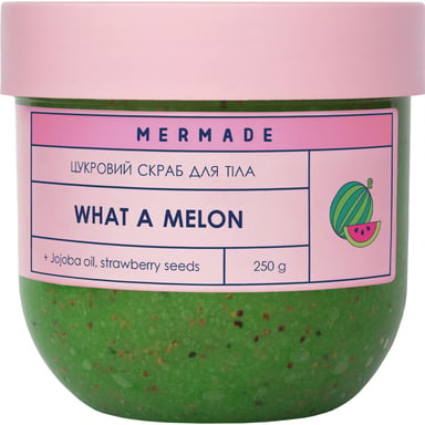 Скраб для тіла Mermade What A Melon Цукровий 250 г (4820241303748) - фото 1