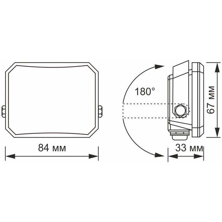 Прожектор Videx VLE-F3-0105B - фото 4