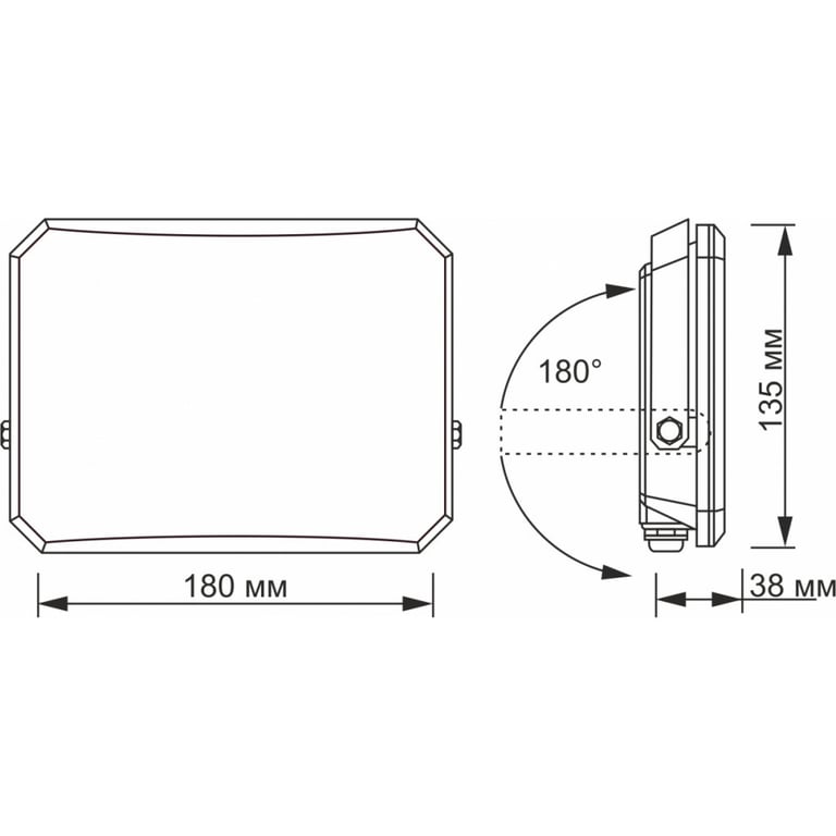 Прожектор Videx VLE-F3-0505B - фото 4