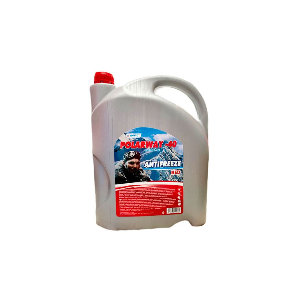 Антифриз МФК "POLAR WAY" червоний 4.43кг (148477) - фото 1 Антифриз МФК "POLAR WAY" червоний 4.43кг (148477) - фото 1