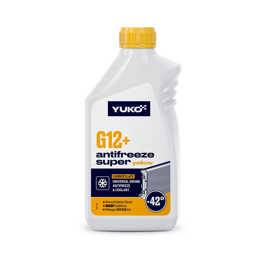 Антифриз Yuko -40 Super G12+ жовтий .1л (4823110403747) - фото 1 Антифриз Yuko -40 Super G12+ жовтий .1л (4823110403747) - фото 1