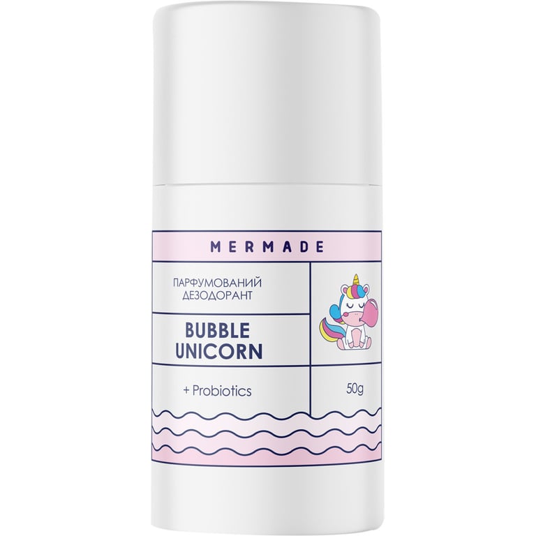 Дезодорант Mermade Bubble Unicorn Парфумований 50 г (4820241302765) - фото 1