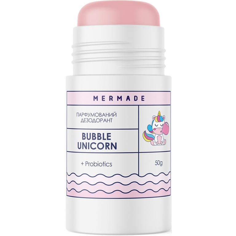 Дезодорант Mermade Bubble Unicorn Парфумований 50 г (4820241302765) - фото 3