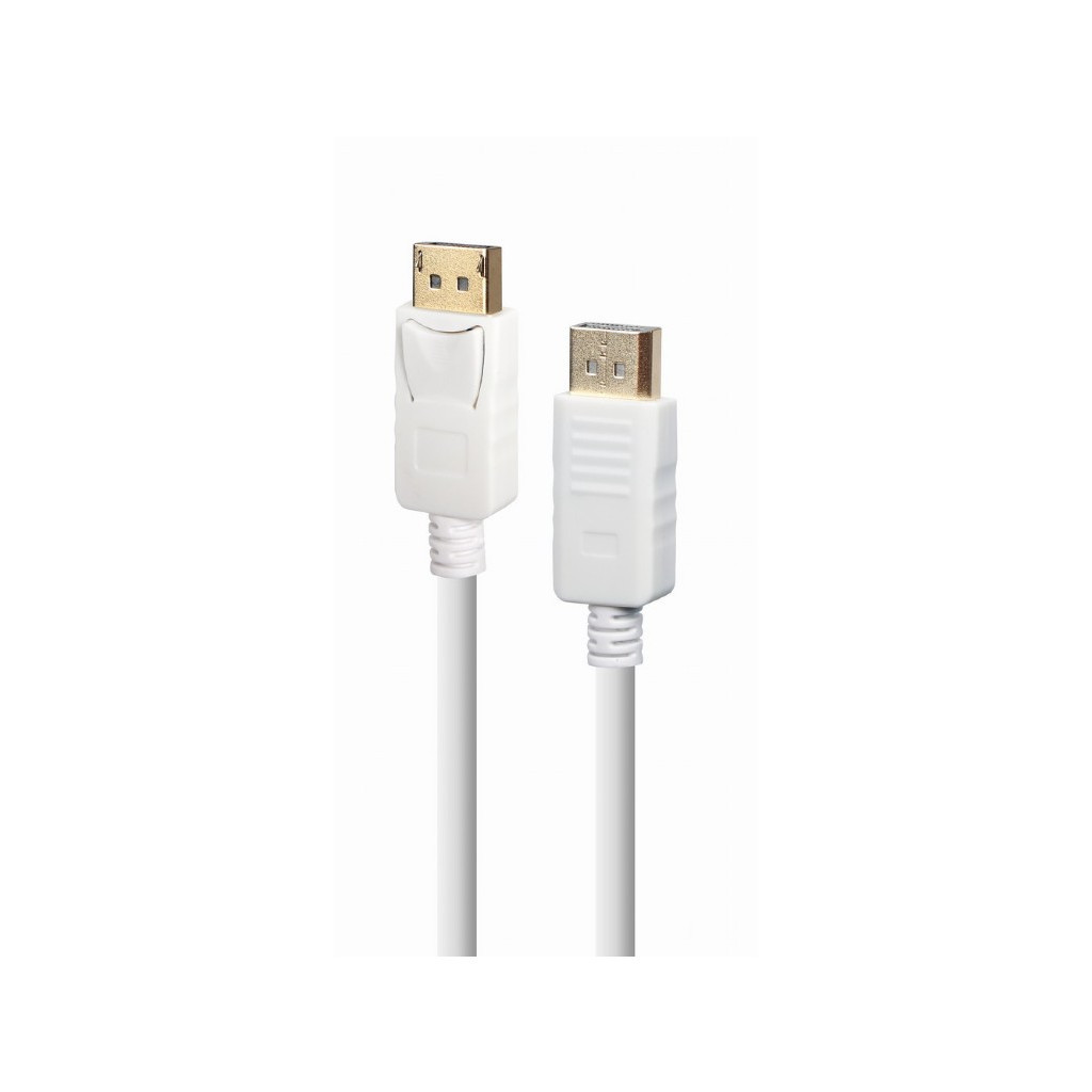 Кабель мультимедійний DisplayPort to DisplayPort 1.8m V1.2 Cablexpert (CC-DP2-6-W) - фото 1 Кабель мультимедійний DisplayPort to DisplayPort 1.8m V1.2 Cablexpert (CC-DP2-6-W) - фото 1