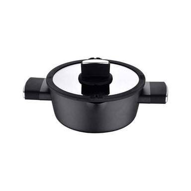 Каструля Bergner Ion Plus з кришкою 3.5 л (BG-35911-BK) - фото 1