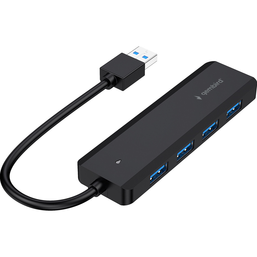 Концентратор Gembird 4 ports USB 3.1,USB-A, USB-C PD (UHB-U3P4P-02) - фото 2 Концентратор Gembird 4 ports USB 3.1,USB-A, USB-C PD (UHB-U3P4P-02) - фото 2