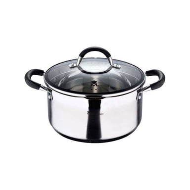 Каструля MasterPro Foodies collection з кришкою 5 л (BGMP-1502-BK) - фото 1