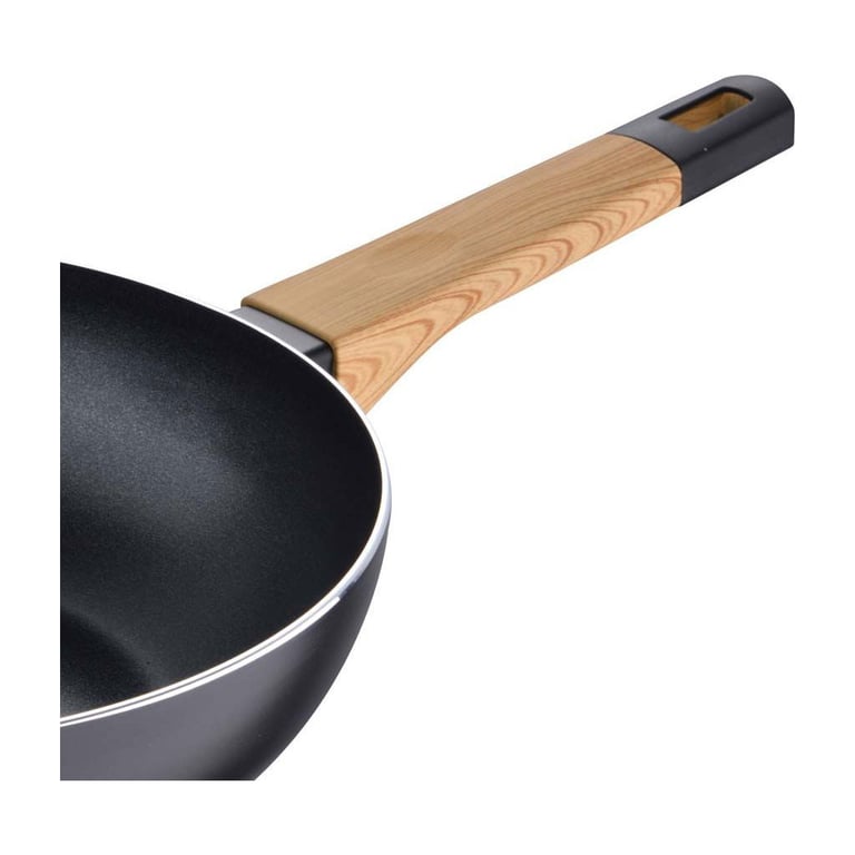 Сковорода Bergner Wok Earth Black 28 см (BG-34627-BK) - фото 4