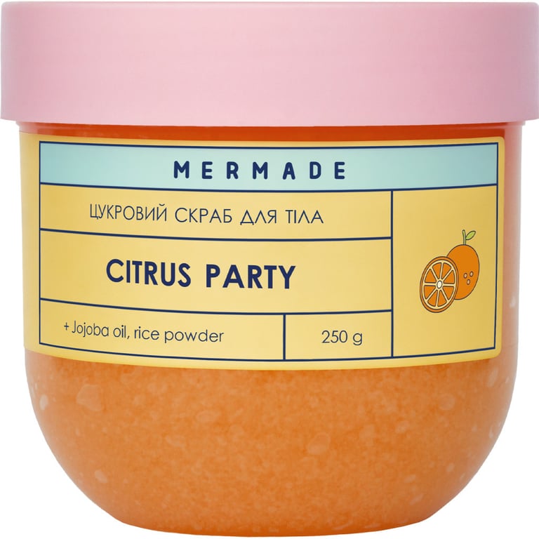 Скраб для тіла Mermade Citrus Party Цукровий 250 г (4820241303755) - фото 1