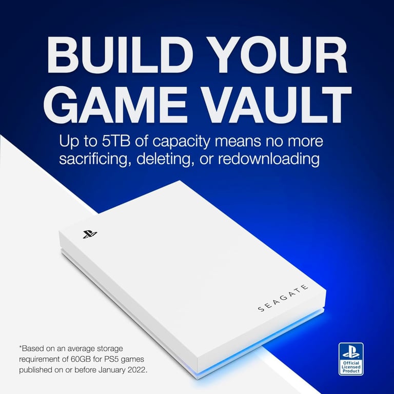 Зовнішній жорсткий диск 2.5" 2TB Game Drive for PlayStation 5 Seagate (STLV2000201) - фото 11