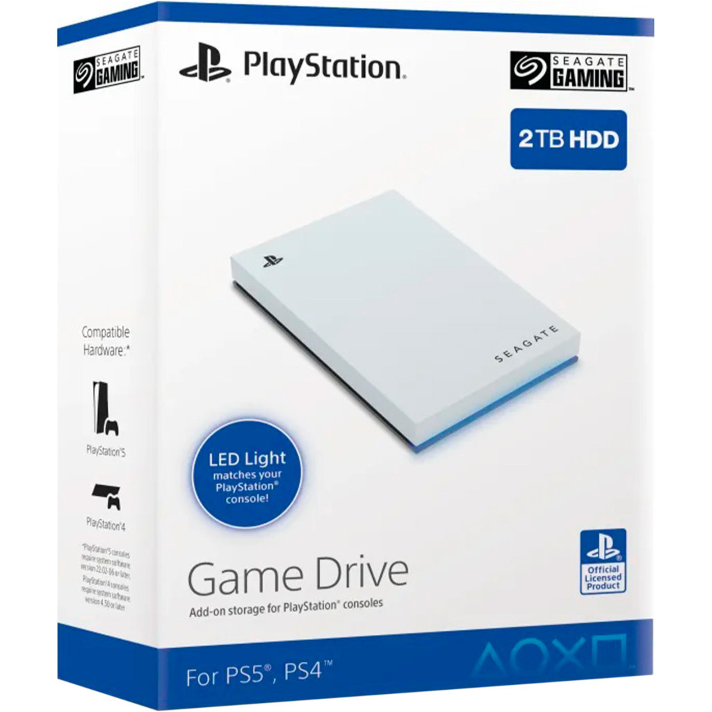 Зовнішній жорсткий диск 2.5" 2TB Game Drive for PlayStation 5 Seagate (STLV2000201) - фото 8 Зовнішній жорсткий диск 2.5" 2TB Game Drive for PlayStation 5 Seagate (STLV2000201) - фото 8