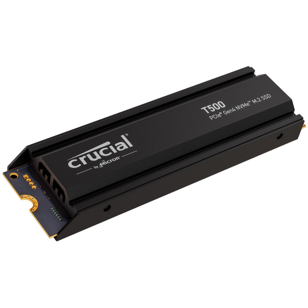 Накопичувач SSD M.2 2280 1TB T500 heatsink Micron (CT1000T500SSD5) - фото 1