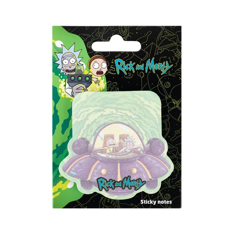 Папір для нотаток Kite з клейким шаром Rick and Morty 70х70 мм, 50 аркушів (RM23-298-1) - фото 1