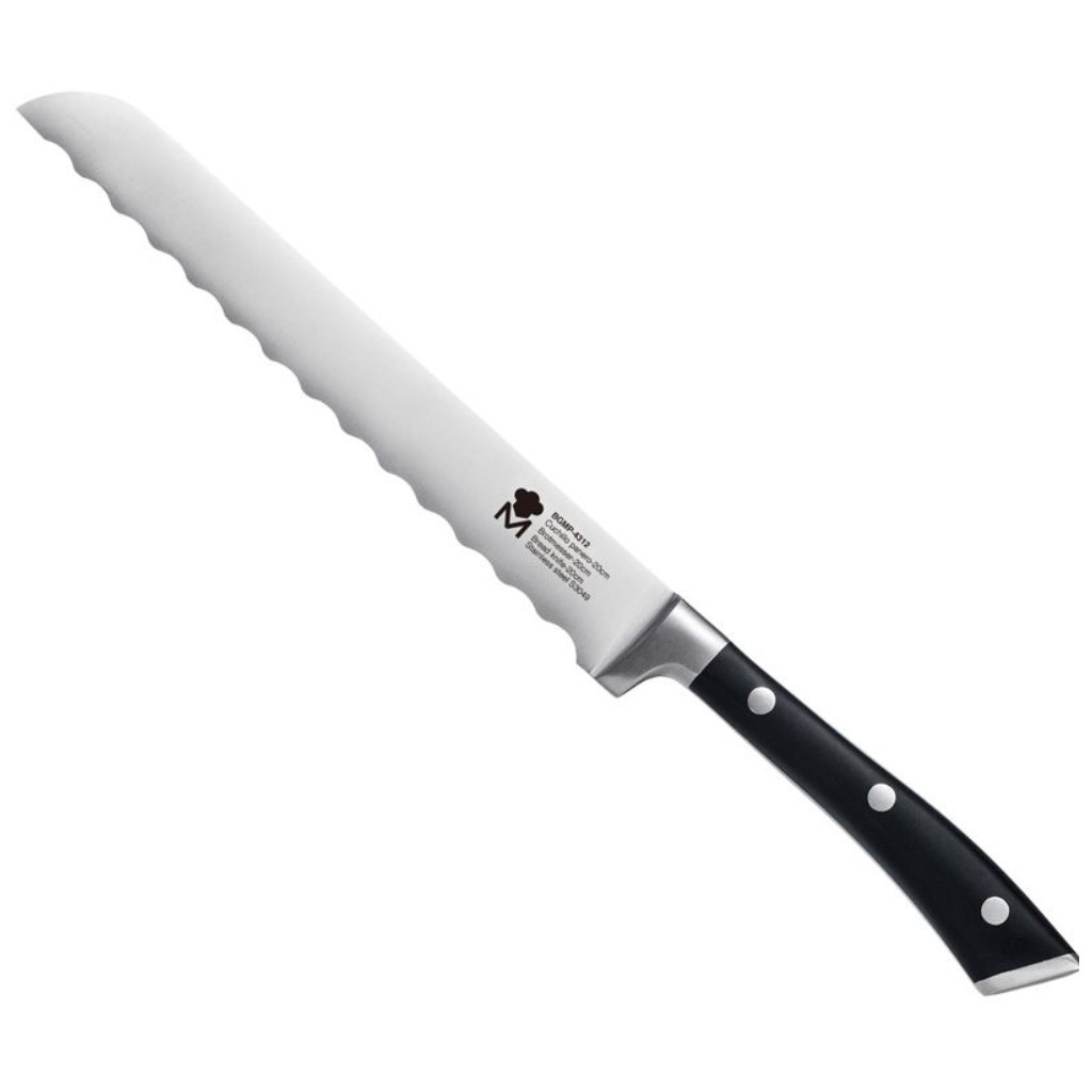 Кухонний ніж MasterPro Foodies Collection для хліба 20 см (BGMP-4312) - фото 1 Кухонний ніж MasterPro Foodies Collection для хліба 20 см (BGMP-4312) - фото 1