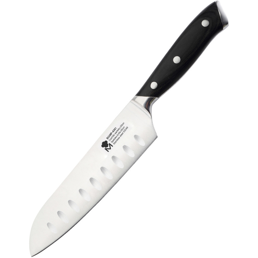 Кухонний ніж MasterPro Master Сантоку 17,5 см (BGMP-4301) - фото 1 Кухонний ніж MasterPro Master Сантоку 17,5 см (BGMP-4301) - фото 1
